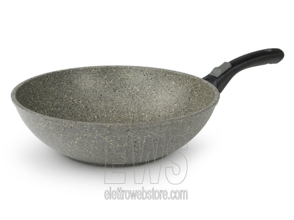 Flonal Monolite wok 1 removable handle cm.28