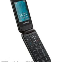 Téléphone portable FLIP 8 GSM avec touches SOS noir