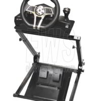 XTREME stand metal steering wheel pedestal 90457 game cockpit foldable jarama